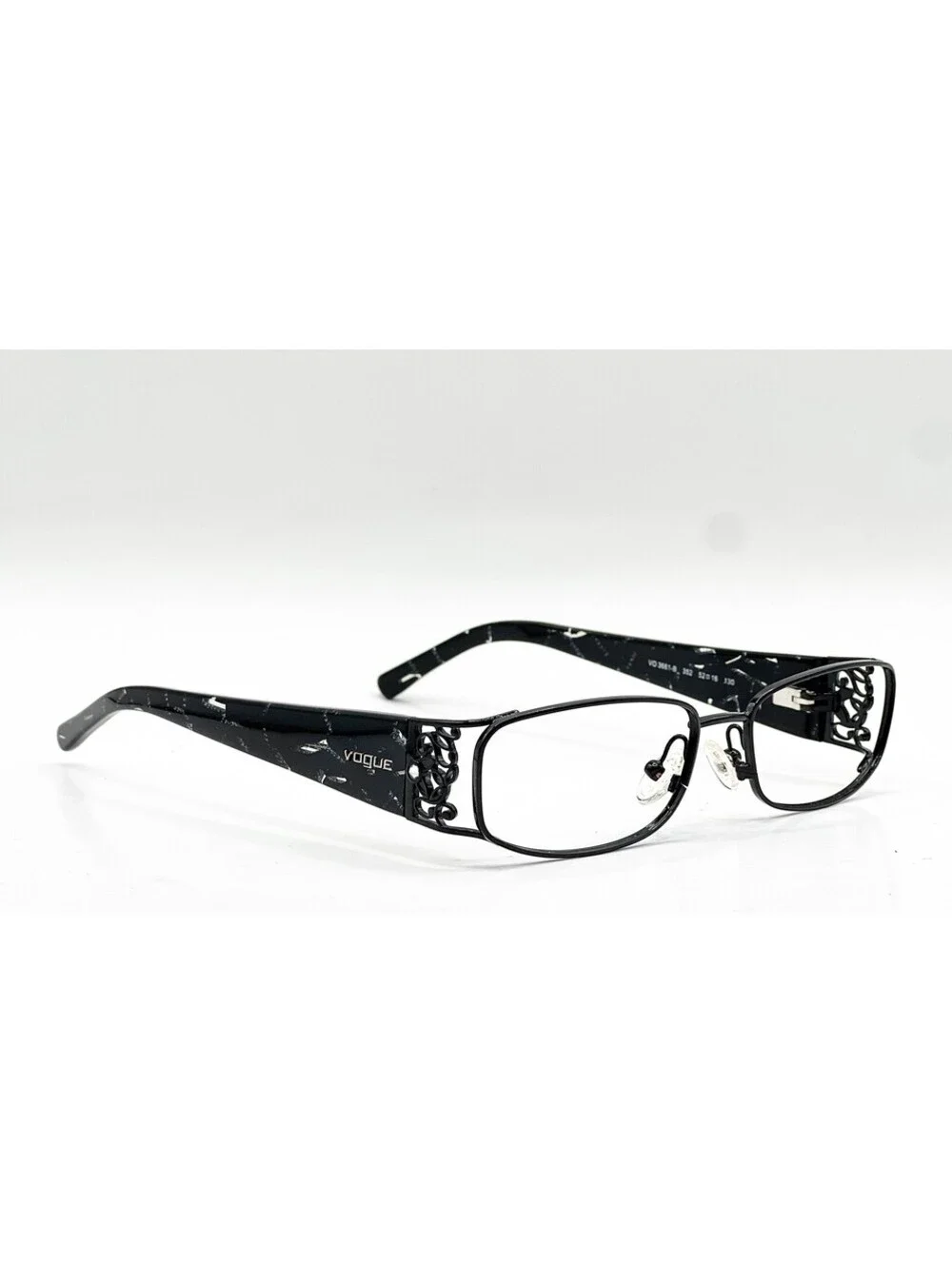 Vogue VO 3661-B 352 Gloss Black Authentic Eyeglass Frames 52-16